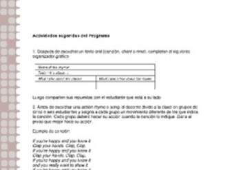 Actividades sugeridas Unidad 2 Actividades sugeridas Unidad 2