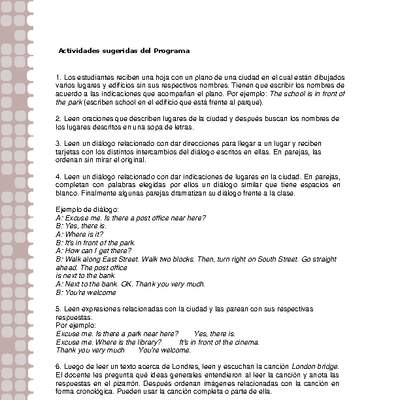 Actividades sugeridas Unidad 2 Actividades sugeridas Unidad 2