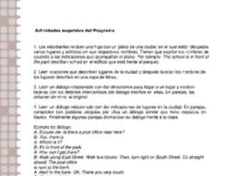 Actividades sugeridas Unidad 2 Actividades sugeridas Unidad 2
