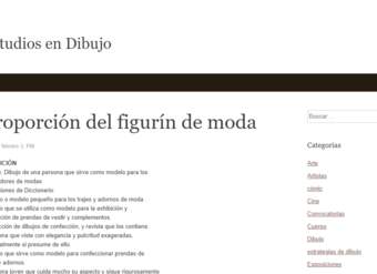 Proporción de figurín de moda