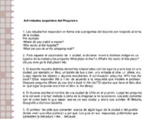 Actividades sugeridas Unidad 2 Actividades sugeridas Unidad 2