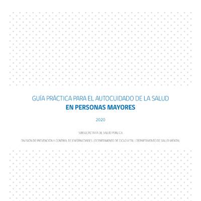Guía práctica para el autocuidado de la salud en personas mayores