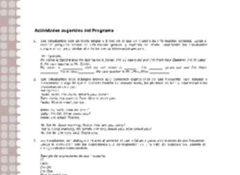 Actividades sugeridas Unidad 1 Actividades sugeridas Unidad 1