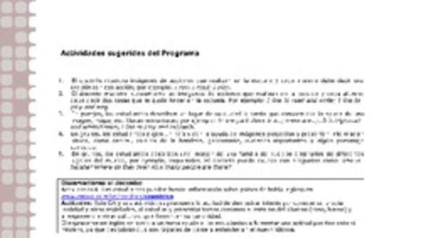 Actividades sugeridas Unidad 1 Actividades sugeridas Unidad 1