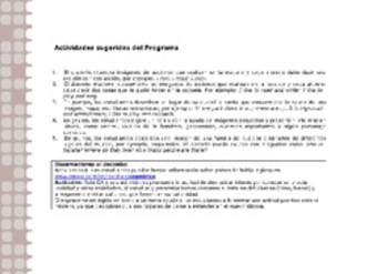 Actividades sugeridas Unidad 1 Actividades sugeridas Unidad 1