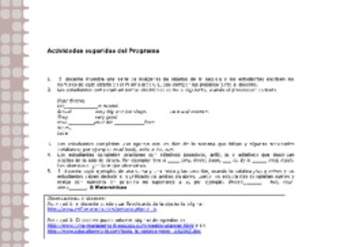 Actividades sugeridas Unidad 1 Actividades sugeridas Unidad 1