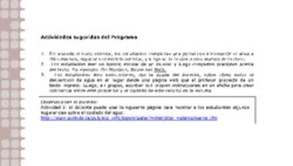 Actividades sugeridas Unidad 2