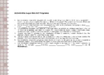 Actividades sugeridas Unidad 2 Actividades sugeridas Unidad 2