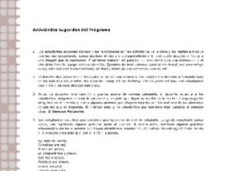 Actividades sugeridas Unidad 1 Actividades sugeridas Unidad 1