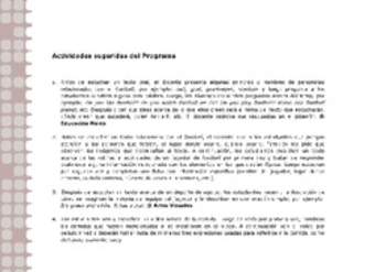 Actividades sugeridas Unidad 1 Actividades sugeridas Unidad 1