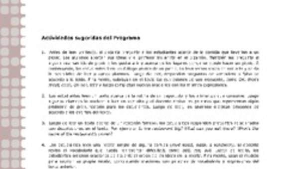 Actividades sugeridas Unidad 1 Actividades sugeridas Unidad 1