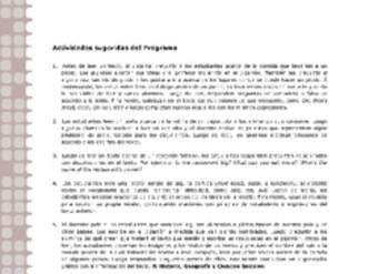 Actividades sugeridas Unidad 1 Actividades sugeridas Unidad 1