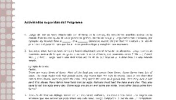 Actividades sugeridas Unidad 1 Actividades sugeridas Unidad 1