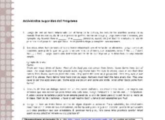 Actividades sugeridas Unidad 1 Actividades sugeridas Unidad 1