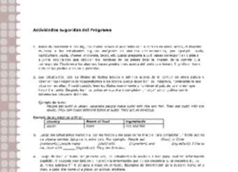 Actividades sugeridas Unidad 1 Actividades sugeridas Unidad 1