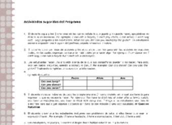 Actividades sugeridas Unidad 1 Actividades sugeridas Unidad 1