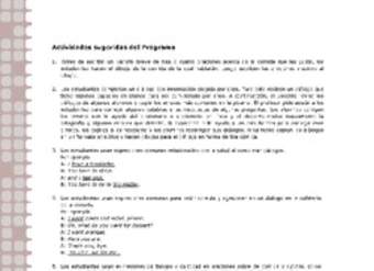 Actividades sugeridas Unidad 1 Actividades sugeridas Unidad 1