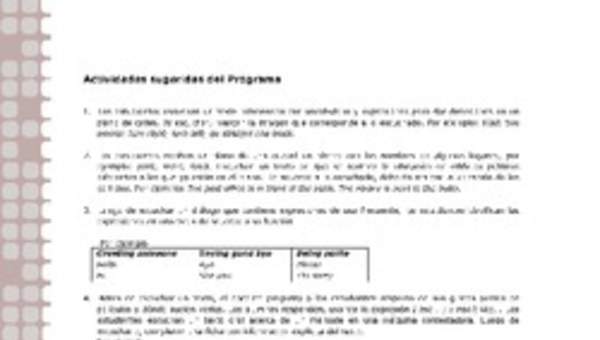 Actividades sugeridas Unidad 2 Actividades sugeridas Unidad 2