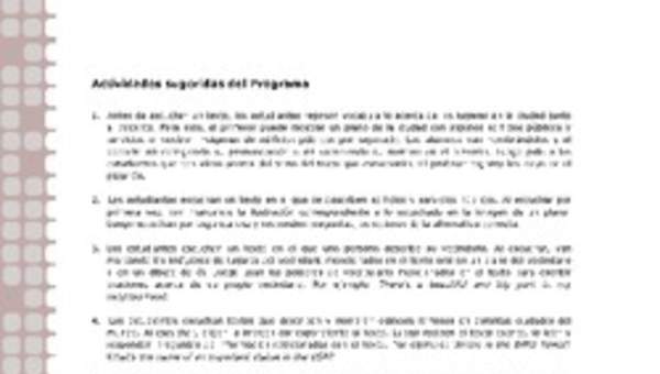 Actividades sugeridas Unidad 2 Actividades sugeridas Unidad 2