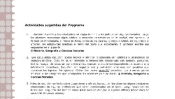 Actividades sugeridas Unidad 2 Actividades sugeridas Unidad 2