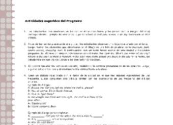 Actividades sugeridas Unidad 2 Actividades sugeridas Unidad 2