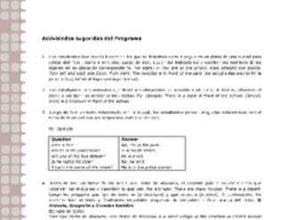 Actividades sugeridas Unidad 2 Actividades sugeridas Unidad 2