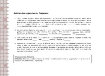 Actividades sugeridas Unidad 2 Actividades sugeridas Unidad 2