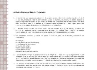 Actividades sugeridas Unidad 2 Actividades sugeridas Unidad 2