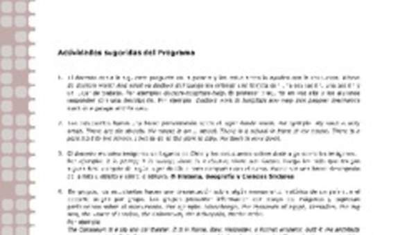 Actividades sugeridas Unidad 2 Actividades sugeridas Unidad 2