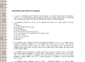 Actividades sugeridas Unidad 2 Actividades sugeridas Unidad 2