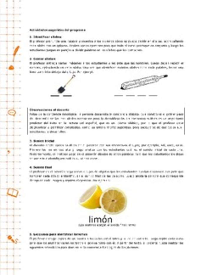 Actividades sugeridas Unidad 1 Actividades sugeridas Unidad 1