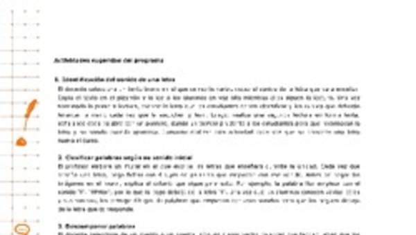 Actividades sugeridas Unidad 1 Actividades sugeridas Unidad 1