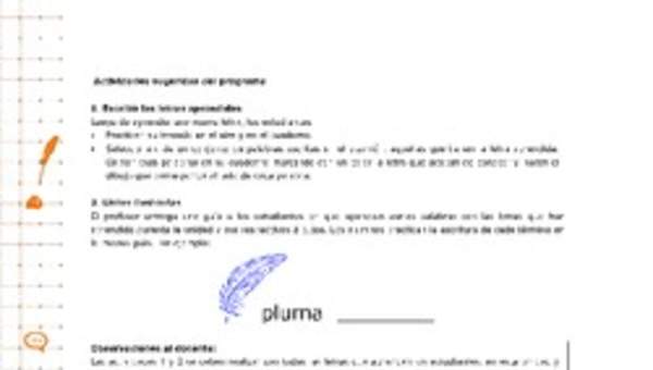 Actividades sugeridas Unidad 1 Actividades sugeridas Unidad 1