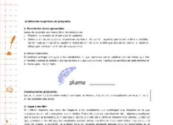 Actividades sugeridas Unidad 1 Actividades sugeridas Unidad 1