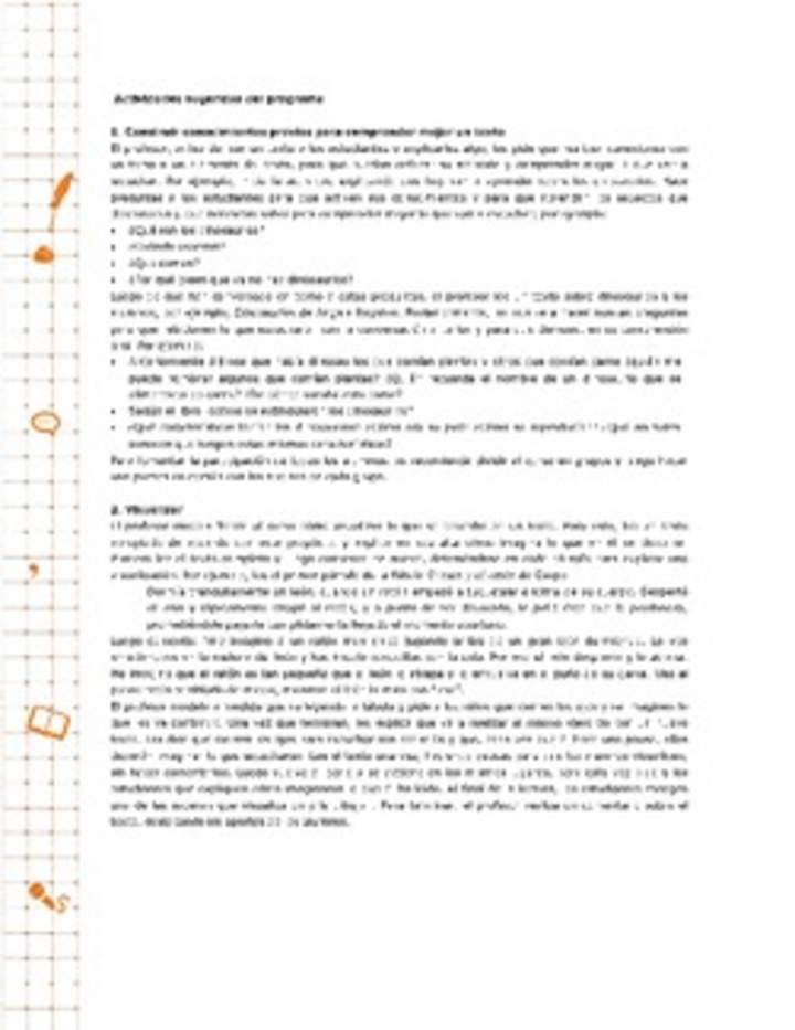 Actividades sugeridas Unidad 1 Actividades sugeridas Unidad 1