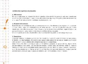 Actividades sugeridas Unidad 1 Actividades sugeridas Unidad 1