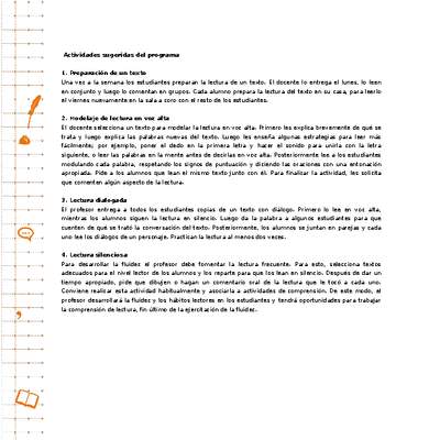 Actividades sugeridas Unidad 2 Actividades sugeridas Unidad 2