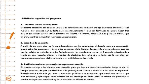 Actividades sugeridas Unidad 2 Actividades sugeridas Unidad 2