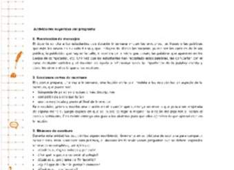 Actividades sugeridas Unidad 2 Actividades sugeridas Unidad 2