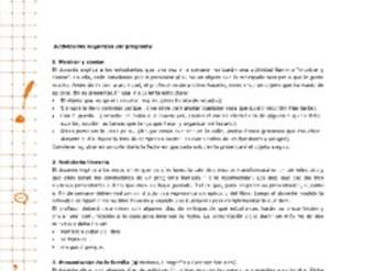 Actividades sugeridas Unidad 2 Actividades sugeridas Unidad 2