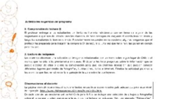 Actividades sugeridas Unidad 1 Actividades sugeridas Unidad 1