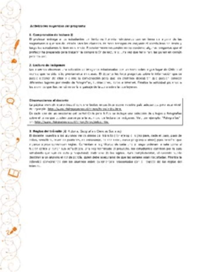 Actividades sugeridas Unidad 1 Actividades sugeridas Unidad 1