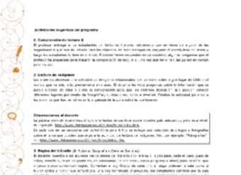 Actividades sugeridas Unidad 1 Actividades sugeridas Unidad 1