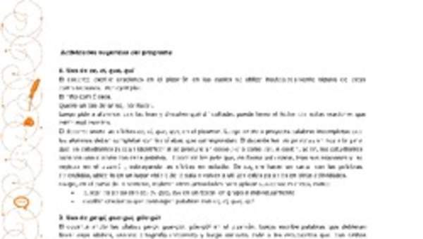 Actividades sugeridas Unidad 1 Actividades sugeridas Unidad 1