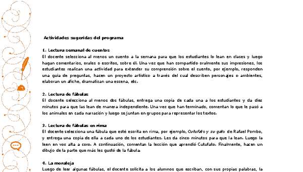 Actividades sugeridas Unidad 2 Actividades sugeridas Unidad 2