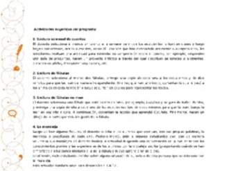 Actividades sugeridas Unidad 2 Actividades sugeridas Unidad 2