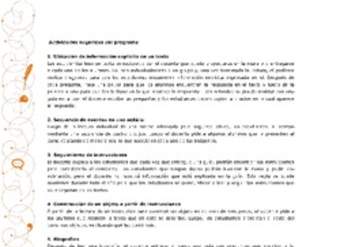 Actividades sugeridas Unidad 2 Actividades sugeridas Unidad 2