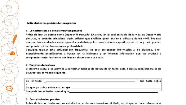 Actividades sugeridas Unidad 1 Actividades sugeridas Unidad 1