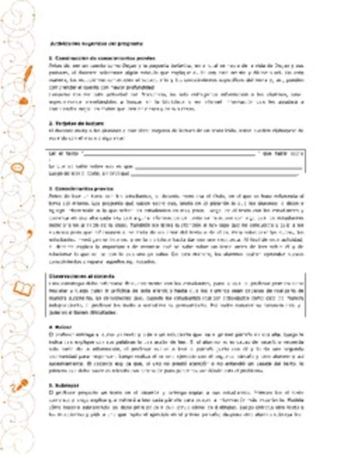 Actividades sugeridas Unidad 1 Actividades sugeridas Unidad 1