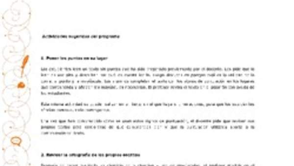 Actividades sugeridas Unidad 1 Actividades sugeridas Unidad 1